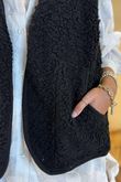 Made in Italy Arlo Sherpa Gilet Black /10 =